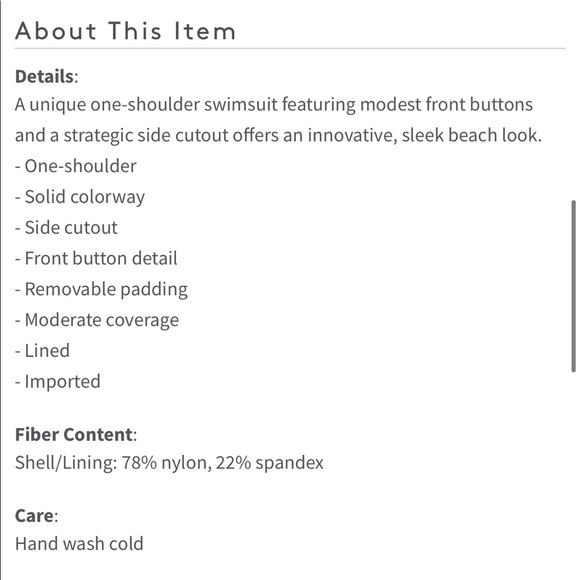 Red carter butterscotch maillot swimsuit 1 shoulder Barbie swimwear resort sexy - Picture 11 of 11